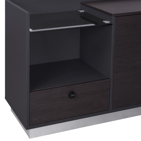 ΓΡΑΦΕΙΟ ΕΠΑΓΓΕΛΜΑΤΙΚΟ ΑΡΙΣΤΕΡΗ ΓΩΝΙΑ ROSEWOOD HM2112L 200X170X76Υ εκ. (x1) - Image 7