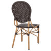 ΚΑΡΕΚΛΑ ΑΛΟΥΜΙΝΙΟΥ BAMBOO LOOK ΜΕ ΚΑΦΕ PE RATTAN HM5925.01 47x58x95Yεκ. (x1) - Image 5