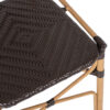 ΚΑΡΕΚΛΑ ΑΛΟΥΜΙΝΙΟΥ BAMBOO LOOK ΜΕ ΚΑΦΕ PE RATTAN HM5925.01 47x58x95Yεκ. (x1) - Image 7