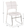 ΚΑΡΕΚΛΑ QUENTI HM1071.02 ΛΕΥΚΗ 52x60x85 εκ. (x4) - Image 2