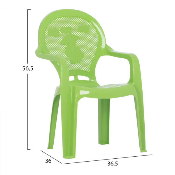 ΚΑΡΕΚΛΑΚΙ ΠΑΙΔΙΚΟ HM5824.03 ΠΡΑΣΙΝΗ 36.5x36.5x56.5Υεκ. (x1) - Image 2