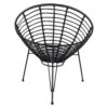 ΠΟΛΥΘΡΟΝΑ ΤΥΠΟΥ ΦΩΛΙΑ ΜΕΤΑΛΛΙΚΗ ALLEGRA HM5458.02 ΜΕ ΜΑΥΡΟ WICKER 73x83x86Υ εκ. (x1) - Image 6