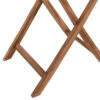 ΤΡΑΠΕΖΙ ΤΕΤΡΑΓΩΝΟ KENDALL ΠΤΥΣΣΟΜΕΝΟ HM9544 TEAK ΣΕ ΦΥΣΙΚΟ ΧΡΩΜΑ 80x80x75Yεκ. (x1) - Image 7