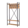 ΕΠΙΠΛΟ ΕΙΣΟΔΟΥ HM8943.01 NATURAL WOOD & ΜΑΥΡΟ  90x34x180 εκ. (x1) - Image 2