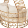 ΚΑΝΑΠΕΣ ΕΞΩΤ.ΧΩΡΟΥ ΣΤΡΟΓΓΥΛΟΣ MARJOM HM9765 ΦΥΣΙΚΟ RATTAN-ΕΚΡΟΥ ΥΦΑΣΜΑ Φ148x287Υεκ. (x1) - Image 7