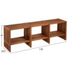 ΚΟΝΣΟΛΑ NYA HM9831 ΜΑΣΙΦ ΞΥΛΟ TEAK ΣΕ ΦΥΣΙΚΟ ΧΡΩΜΑ 130x29,5x46Υ εκ. (x1) - Image 2