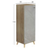 ΠΑΠΟΥΤΣΟΘΗΚΗ-ΝΤΟΥΛΑΠΙ ALVARO HM8954.11 ΜΕΛΑΜΙΝΗ SONAMA-STONE TEXTURE 50Χ38Χ135Yεκ. (x1) - Image 2