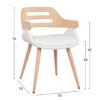 ΠΟΛΥΘΡΟΝΑΚΙ ΣΥΝΕΡΓΑΣΙΑΣ SUPERIOR PRO SONAMA ΜE ΛΕΥΚΟ PU HM8491.02 50Χ53Χ76Υ εκ. (x1) - Image 2