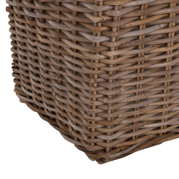 ΣΕΤ ΔΙΑΚΟΣΜΗΤΙΚΑ ΚΑΛΑΘΙΑ KATER HM9657 4ΤΜΧ ΑΠΟ KUBU RATTAN ΣΕ ΓΚΡΙ 52x52x50-57Υεκ. (x1) - Image 7