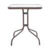 Tραπεζαρία Obbi-Watson pakoworld σετ 3τεμ καφέ μέταλλο-pe rattan 60x60x70εκ (x1) - Image 2