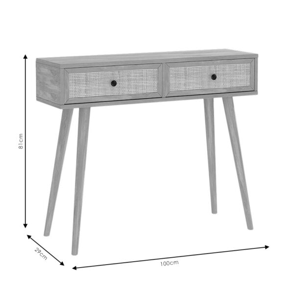 Κονσόλα Oslo pakoworld sonoma 100x29x81εκ (x1) - Image 3