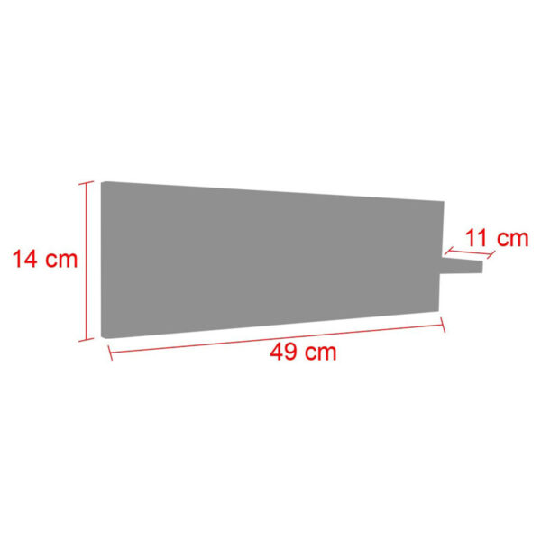 Κρεμάστρα Lolia pakoworld φυσικό 49x11x14εκ (x1) - Image 2