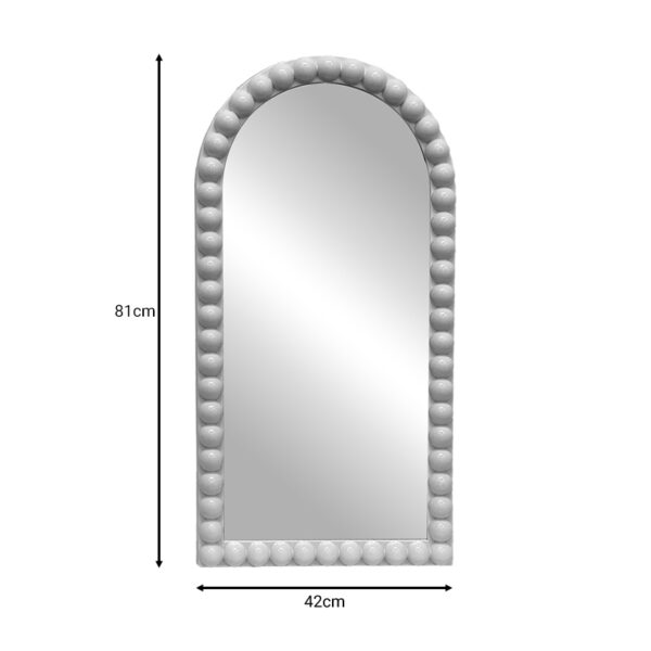 Καθρέπτης Pavloval Inart λευκό pp 42x3.5x81εκ (x1)