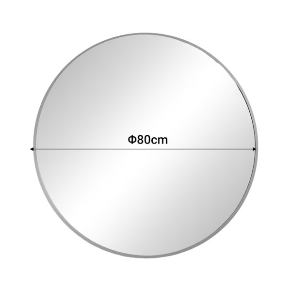 Καθρέπτης Emmett Inart χρυσό αλουμίνιο Φ80x2.5εκ (x1)