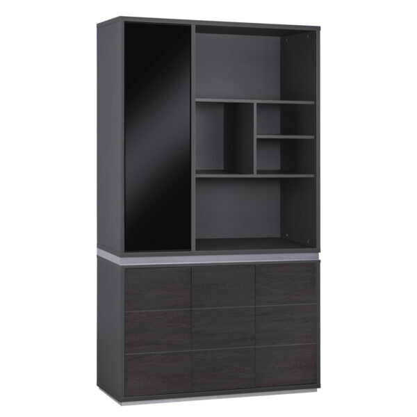 ΒΙΒΛΙΟΘΗΚΗ ΓΡΑΦΕΙΟΥ ΕΠΑΓΓΕΛΜΑΤΙΚΗ ROSEWOOD HM2091L 120Χ40Χ200Υ εκ. (x1)