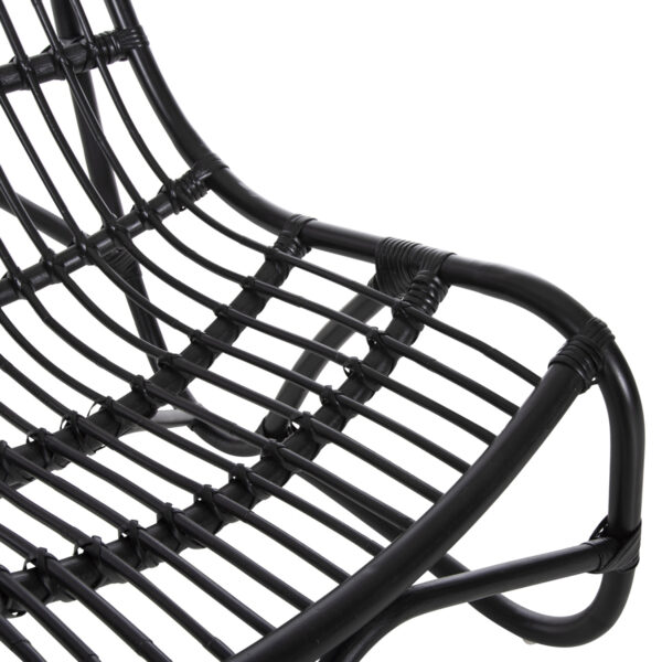 ΠΟΛΥΘΡΟΝΑ GRINN HM9815.02 ΡΑΒΔΟΙ RATTAN ΣΕ ΜΑΥΡΟ 56,5x73,5x79,5Υ εκ.--Β' ΔΙΑΛΟΓΗΣ (x1) - Image 9