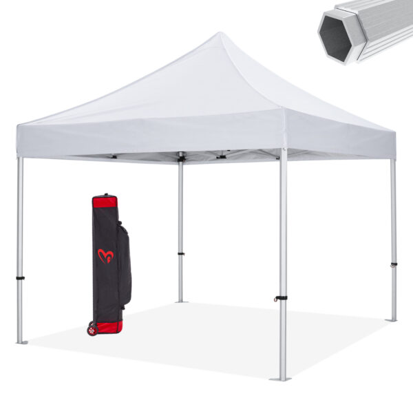 GAZEBO ΕΠΑΓΓΕΛΜΑΤΙΚΟ ΒΑΡΕΩΣ ΤΥΠΟΥ MATTHEW-AL HM6313 ΠΤΥΣΣΟΜΕΝΟ ΑΛΟΥΜΙΝΙΟΥ 3x3x3,4Y (x1) - Image 3