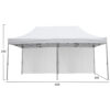 GAZEBO ΕΠΑΓΓΕΛΜΑΤΙΚΟ ΒΑΡΕΩΣ ΤΥΠΟΥ CRESSEN HM21099 ΠΤΥΣΣΟΜΕΝΟ ΑΛΟΥΜΙΝΙΟΥ 3x6x3,4Yμ (x1) - Image 2