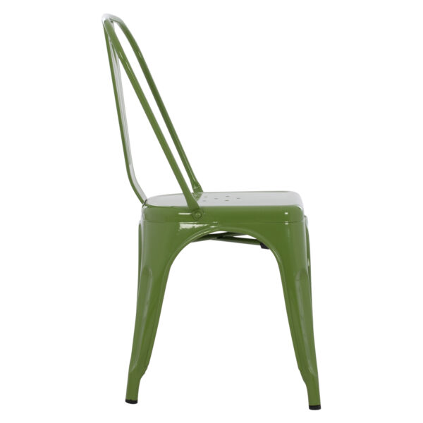 ΚΑΡΕΚΛΑ ΜΕΤΑΛΛΙΚΗ MELITA-PRO HM8641.53 LIGHT OLIVE GREEN 44x47x84.5Υεκ. (x1) - Image 4