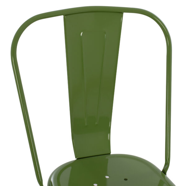 ΚΑΡΕΚΛΑ ΜΕΤΑΛΛΙΚΗ MELITA-PRO HM8641.53 LIGHT OLIVE GREEN 44x47x84.5Υεκ. (x1) - Image 7