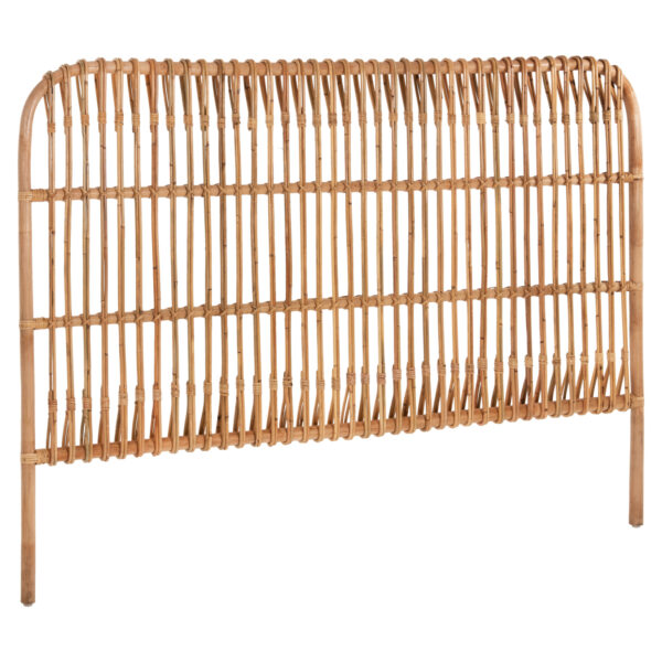 ΚΕΦΑΛΑΡΙ ΚΡΕΒΑΤΙΟΥ MERMA HM9549 ΣΕ ΦΥΣΙΚΟ ΧΡΩΜΑ RATTAN 165x5x121Yεκ. (x1)