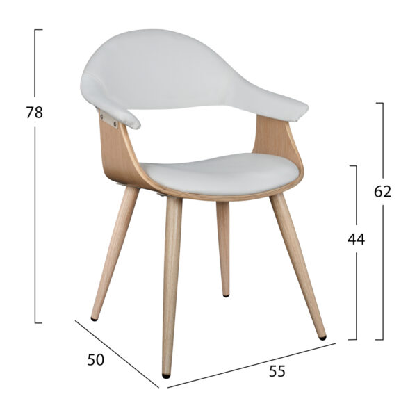 ΠΟΛΥΘΡΟΝΑΚΙ ΣΥΝΕΡΓΑΣΙΑΣ SUPERIOR PRO HM1111.02 SONAMA-ΑΣΠΡO PU 55x50x78Yεκ. (x1) - Image 2