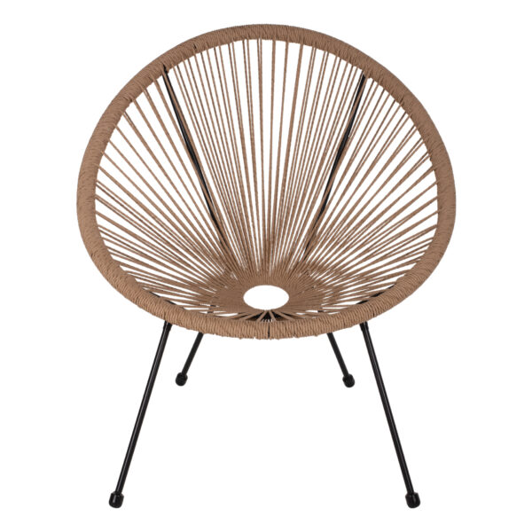 ΣΕΤ ΕΞΩΤΕΡΙΚΟΥ ΧΩΡΟΥ 3ΤΜΧ ACAPULCO HM21100 TWISTED WICKER-ΜΕΤΑΛΛΟ (x1) - Image 4