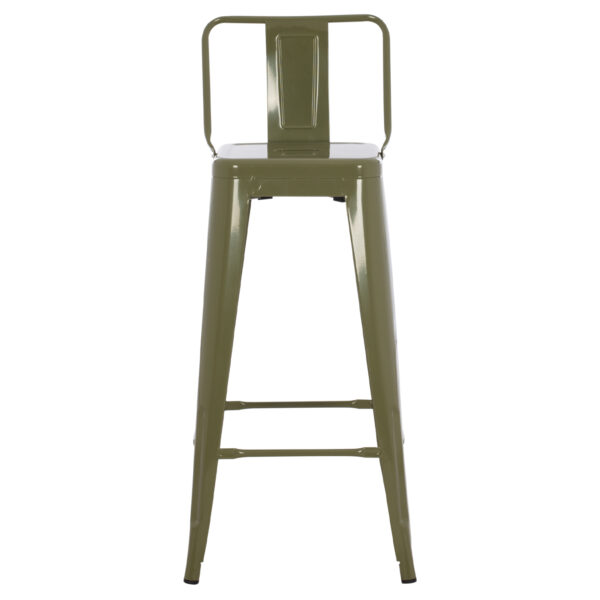 ΣΚΑΜΠΟ BAR ME ΠΛΑΤΗ ΜΕΤΑΛΛΙΚΟ MELITA-PRO HM8643.43 DARK OLIVE GREEN 42x42x100Υεκ. (x1) - Image 3