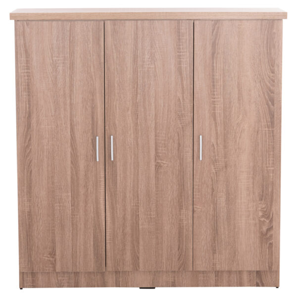 ΝΤΟΥΛΑΠΑ 3ΦΥΛΛΗ ΜΕ ΡΑΦΙΑ FUENTO HM2482.01 SONAMA OAK ΜΕΛΑΜΙΝΗ 120-116x40x123,5Υεκ. (x1) - Image 3