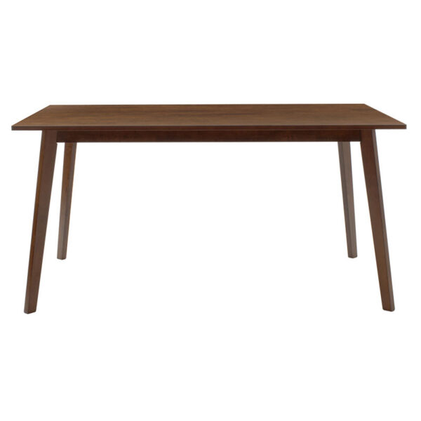 Τραπέζι Benson pakoworld MDF σε καρυδί απόχρωση 150x90x75εκ (x1)