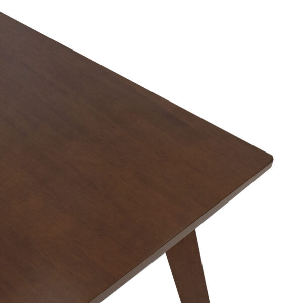 Τραπέζι Benson pakoworld MDF σε καρυδί απόχρωση 150x90x75εκ (x1) - Image 4