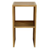 Βοηθητικό τραπέζι Leofric pakoworld μελαμίνης oak 30x30x60εκ (x1) - Image 2