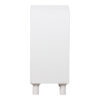 Κομοδίνο Emersi pakoworld MDF σε λευκή απόχρωση 40x32x70εκ (x1)