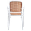 Πολυθρόνα Juniper pakoworld με UV protection PP μπεζ- λευκό 56x52.5x86.5εκ. (x1) - Image 2
