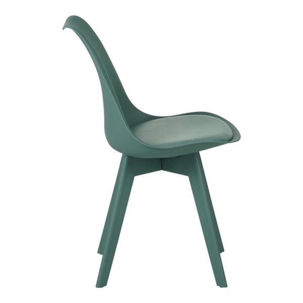 Καρέκλα Gaston I pakoworld PP-PU σε μέντα απόχρωση 48.5x53.5x81.5εκ (x1) - Image 3