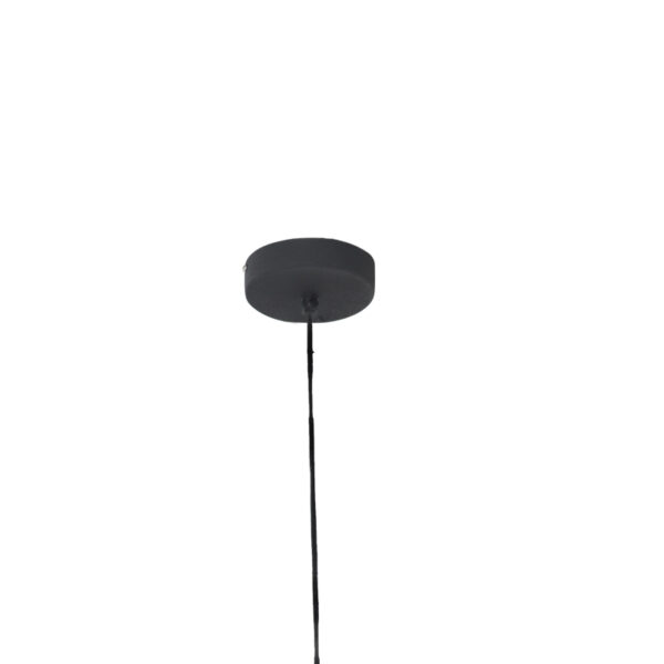 Φωτιστικό οροφής Kelsy Inart E27 μαύρο μέταλλο Φ30x122εκ (x1) - Image 2