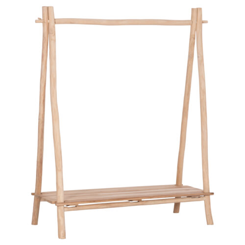 ΕΠΙΠΛΟ ΕΙΣΟΔΟΥ PERL HM9911 ΚΛΑΔΙΑ ΞΥΛΟΥ TEAK-ΦΥΣΙΚΟ 130,5x53x130Υεκ. (x1)