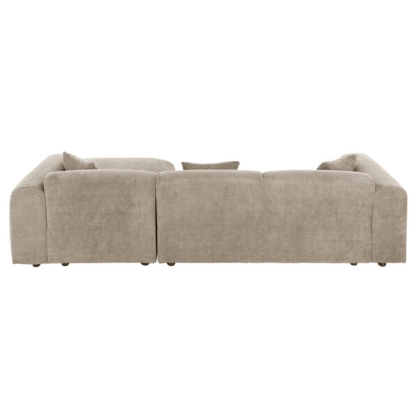 ΚΑΝΑΠΕΣ ΓΩΝΙΑ BRICKEN HM3275.01R ΜΠΕΖ ΥΦΑΣΜΑ 110-282x98-160x72Υεκ. (x1) - Image 6