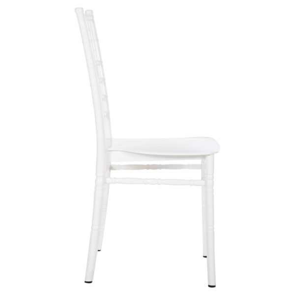 ΚΑΡΕΚΛΑ ΠΟΛΥΠΡΟΠΥΛΕΝΙΟΥ CATERING TIFFANY NEW HM8058.03 ΛΕΥΚΗ 41.2x49.7x89Υεκ. (x1) - Image 4