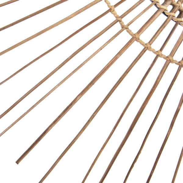 ΚΑΘΡΕΠΤΗΣ ΣΤΡΟΓΓΥΛΟΣ ΜΕ ΠΛΑΙΣΙΟ ΑΠΟ STICKS ΚΟΚΟΦΟΙΝΙΚΑ ΣΕ ΧΡΩΜΑ ΦΥΣΙΚΟ Φ85 εκ.HM7733 (x1) - Image 6