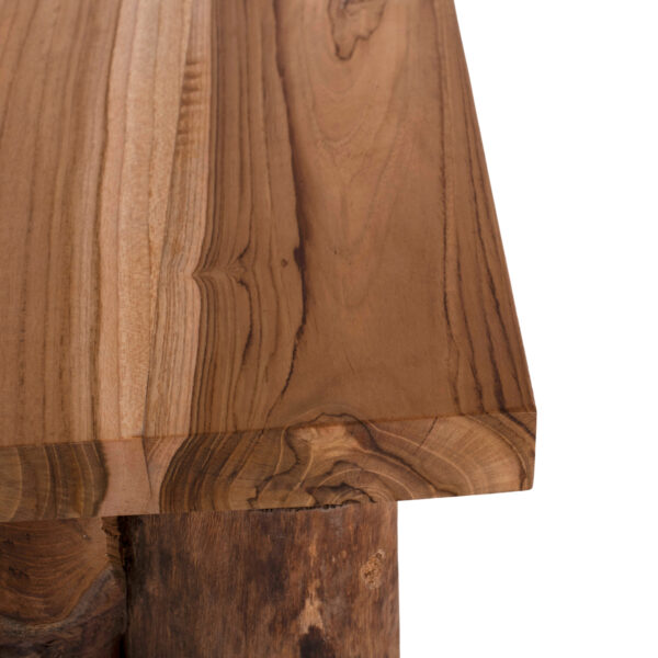 ΚΟΝΣΟΛΑ HM9336 ΑΠΟ ΜΑΣΙΦ ΞΥΛΟ ΤEAK ΦΥΣΙΚΟ 100X35X75Y εκ. (x1) - Image 7