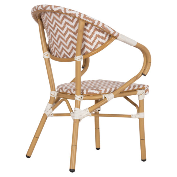 ΠΟΛΥΘΡΟΝΑ BAMBOO LOOK HM5861.03 ΚΑΦΕ-ΛΕΥΚΟ 58.5x58x82Υεκ. (x1) - Image 13