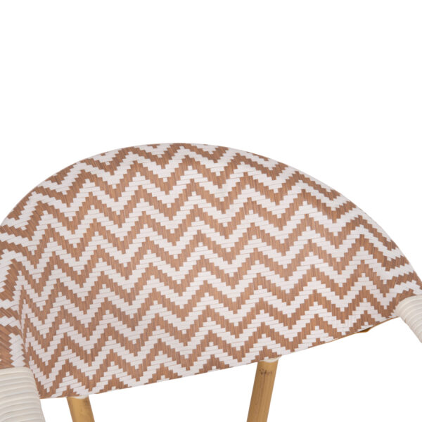 ΠΟΛΥΘΡΟΝΑ BAMBOO LOOK HM5861.03 ΚΑΦΕ-ΛΕΥΚΟ 58.5x58x82Υεκ. (x1) - Image 15