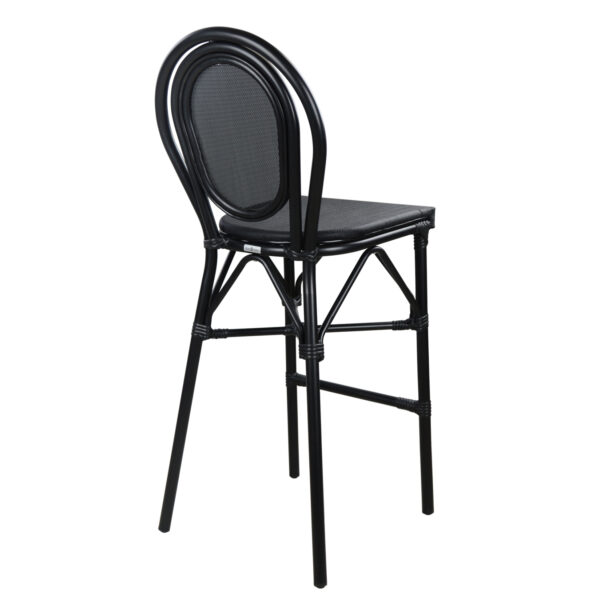 ΣΚΑΜΠΟ ΑΛΟΥΜΙΝΙΟΥ AZARIA HM5060 BAMBOO LOOK ΜΑΥΡΟ ΜΕ TEXTLINE 44x52x115Υεκ. (x1) - Image 4