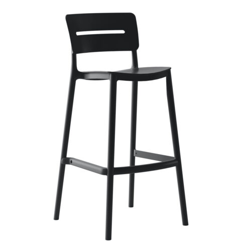 ΣΚΑΜΠΟ BAR ΠΟΛΥΠΡΟΠΥΛΕΝΙΟΥ SNOD2 HM6100.02 ΜΑΥΡΟ 37,2x50x101,5Υεκ. (x1)