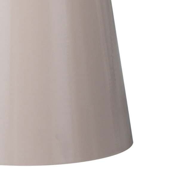 Βοηθητικό τραπέζι Ginoze Inart cappuccino μέταλλο Φ50x50εκ (x1) - Image 2