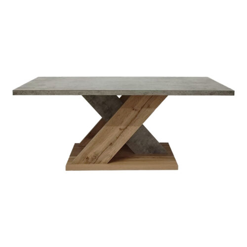 Τραπέζι σαλονιού Solange pakoworld σε γκρι-sonoma απόχρωση 110x55x47.5εκ (x1)