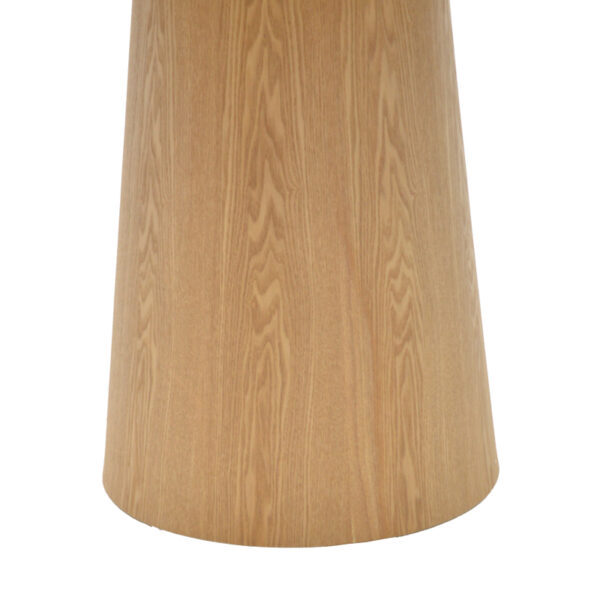 Τραπέζι Kayano pakoworld mdf σε φυσική απόχρωση Φ120x72εκ (x1) - Image 2