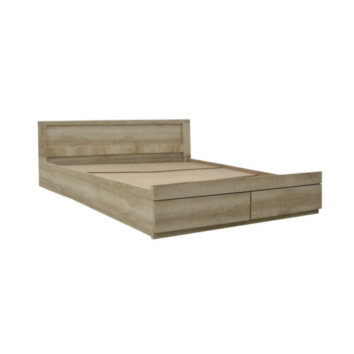 Κρεβάτι Olympus pakoworld με συρτάρι castillo-oak 140x200εκ (x1)