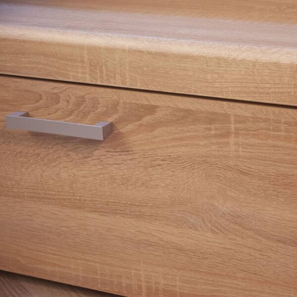 Έπιπλο TV Damis 200x45x39εκ Με MDF Διακόσμηση Sonoma - Image 3